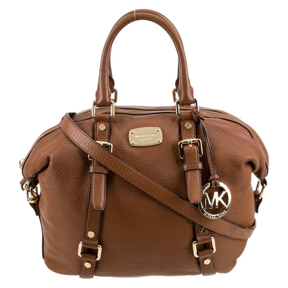 Large Michael Kors Leather Top Handle Bag